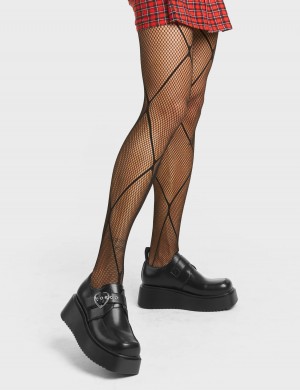 Lamoda After Party Chunky Plateforme Shoes Noir | 067583TLM