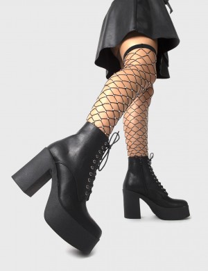 Lamoda Insomnia Plateforme Ankle Boots Noir | 709813BXP